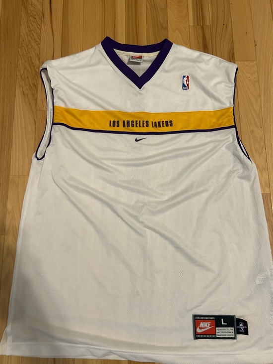 Nike Other - Nike Dri Fit 2000’s Los Angeles Lakers Basketball NBA Authentic Shooting Shirt